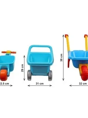 Technok sodininko rinkinys su karučiu