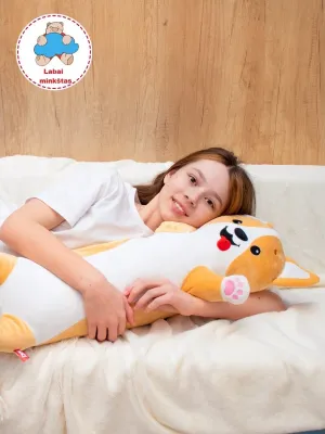 Fancy minkštas žaislas pagalvė šuo korgis Vaflis 70 cm