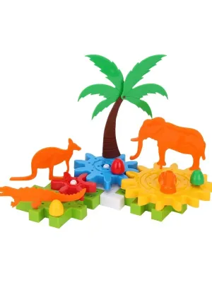 Technok konstruktorius su krumpliaračiais Gyvūnai 118 detalių