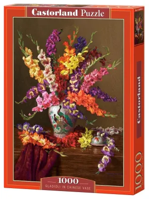 Castorland dėlionė Gladioli in Chinese Vase 1000 det.