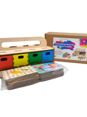 Lavinamasis rinkinys Stebuklinga skrynelė ir Segeno lentelės