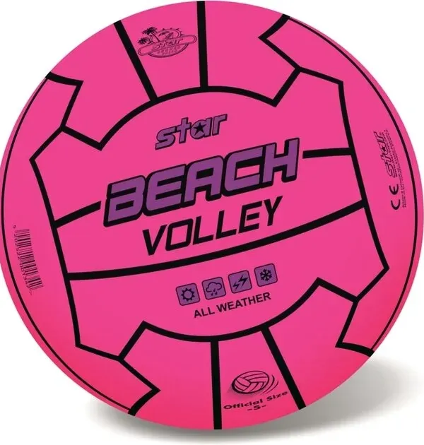 Produktas STAR paplūdimio tinklinio kamuolys 21 cm Paveikslėlis