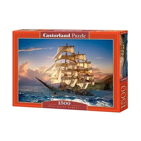 Produktas Castorland dėlionė SAILING AT SUNSET 1500 det. Paveikslėlis
