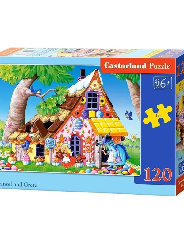 Produktas Castorland dėlionė Hansel and Gretel 120 det. Paveikslėlis