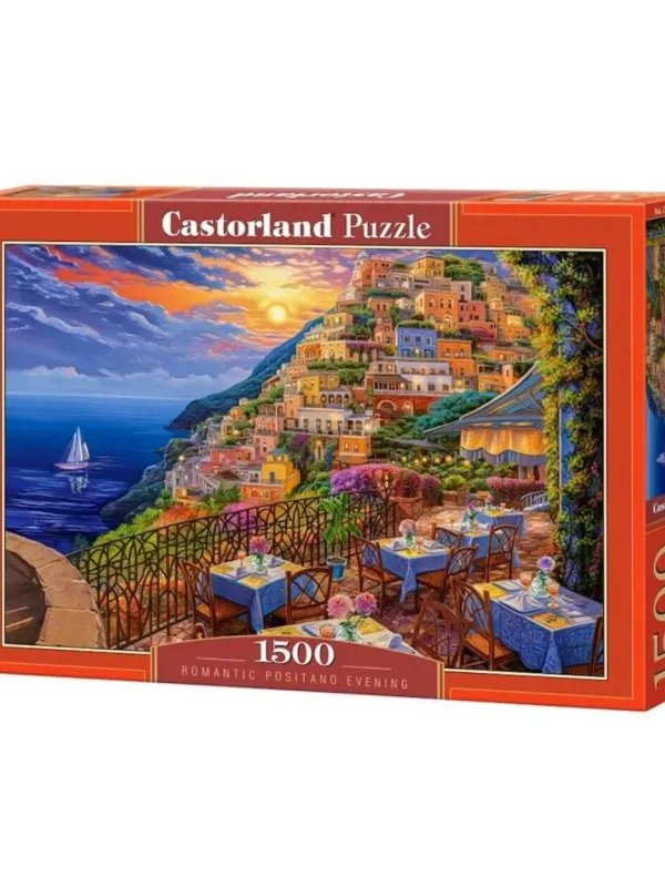 Produktas Castorland dėlionė Romantic Positano Evening 1500 det. Paveikslėlis