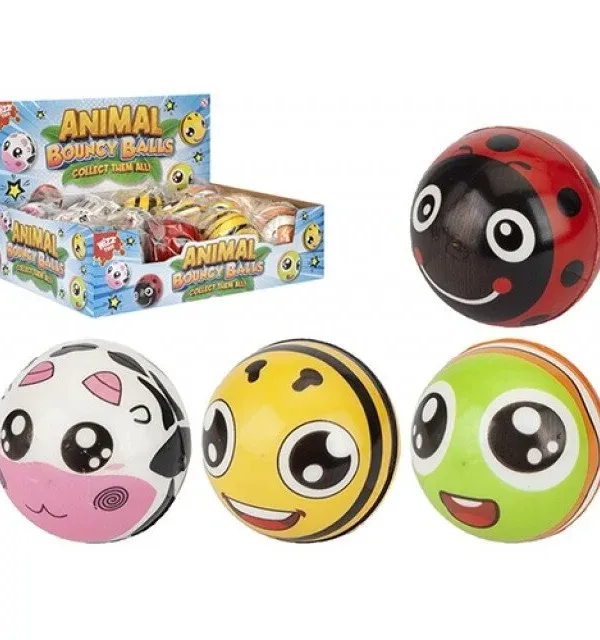Produktas Kamuoliukas su gyvūnų veidukais 6,3 cm Paveikslėlis