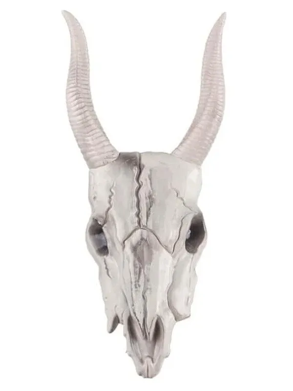 Produktas Helovino dekoracija ožkos kaukolė 40 cm Paveikslėlis