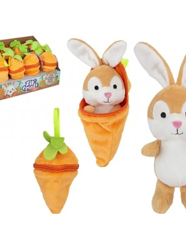 Produktas Minkštas triušis morkos viduje 14 cm Paveikslėlis