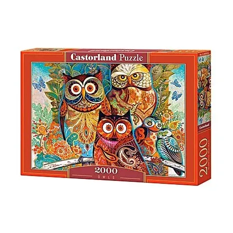 Produktas Castorland dėlionė Owls 2000 det. Paveikslėlis