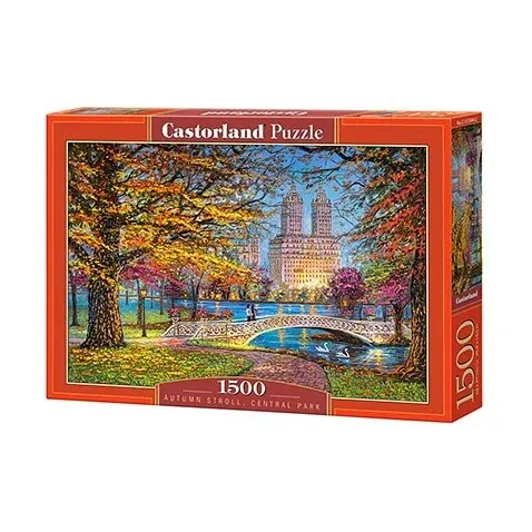 Produktas Castorland dėlionė Autumn Stroll, Central Park 1500 det. Paveikslėlis