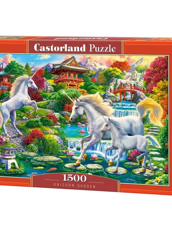 Produktas Castorland dėlionė Unicorn Garden 1500 det. Paveikslėlis