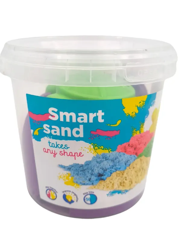 Produktas Genio Kids išmanusis spalvotas smėlis su formele 1 kg Paveikslėlis