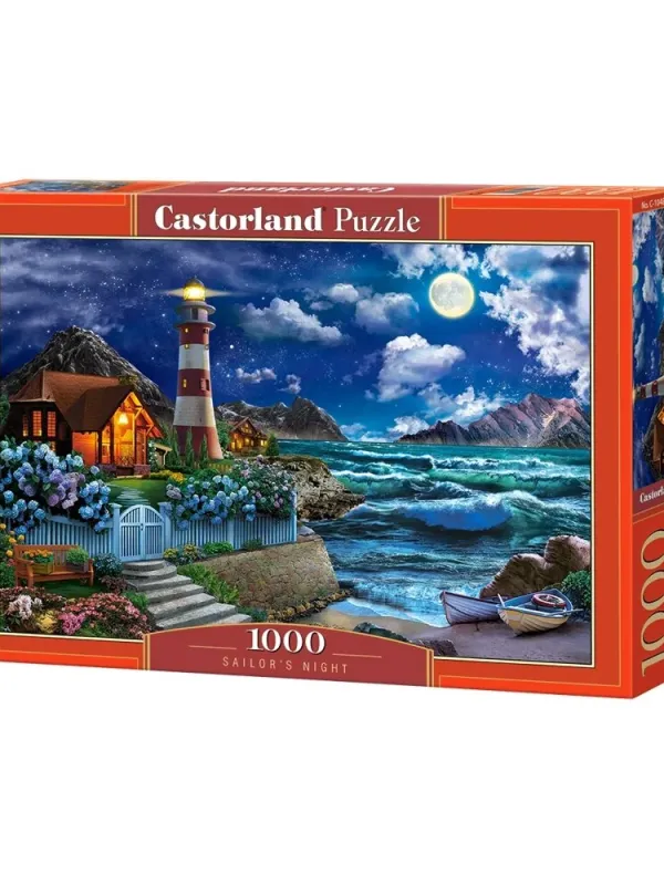Produktas Castorland dėlionė Sailors Night 1000 det. Paveikslėlis