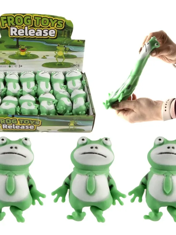 Produktas Antistresinė smėliu pripildyta Varlė 9,5  cm Paveikslėlis