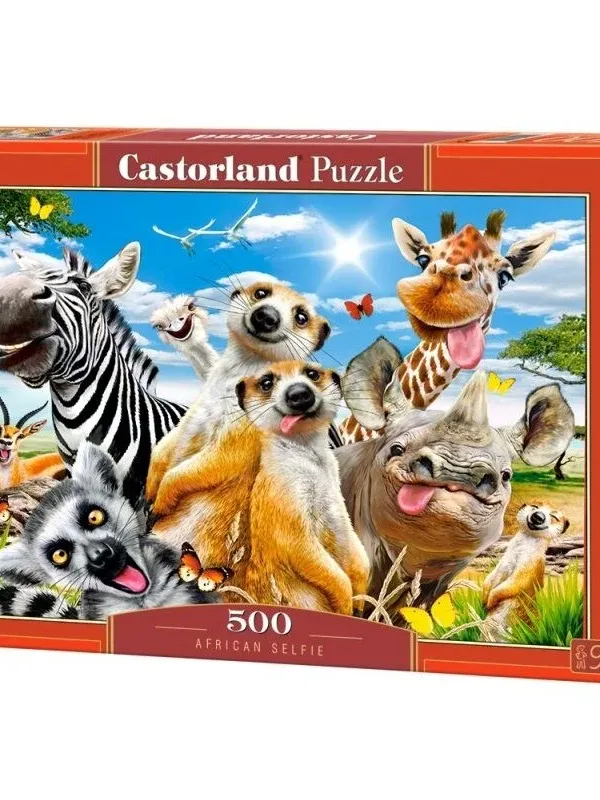 Produktas Castorland dėlionė African Selfie 500 det Paveikslėlis