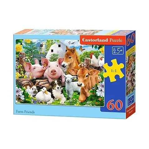 Produktas Castorland dėlionė  Farm Friends 60 det. Paveikslėlis