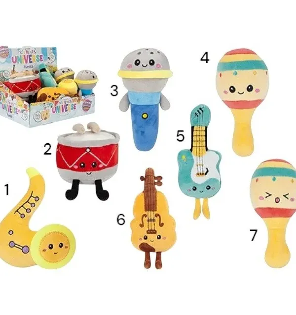 Produktas Softlings pliušiniai muzikos instrumentai 16 cm Paveikslėlis