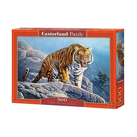 Produktas Castorland dėlionė Tiger on the Rocks 500 det Paveikslėlis