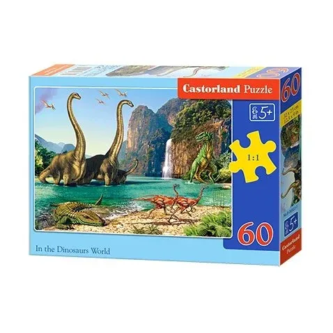 Produktas Castorland dėlionė In The Dinosaurs World 60 det. Paveikslėlis