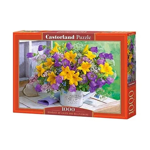 Produktas Castorland dėllionė BOUQUET OF LILIES AND BELLFLOWERS 1000 det. Paveikslėlis