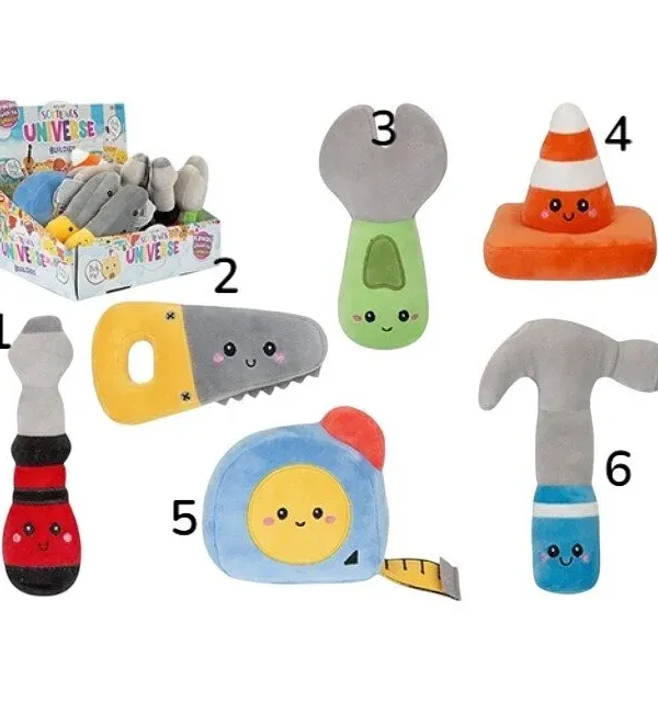 Produktas Softlings pliušiniai įrankiai 16 cm Paveikslėlis