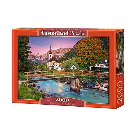 Produktas Castorland dėlionė Sunset in Ramsau 2000 det. Paveikslėlis