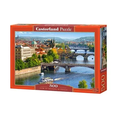 Produktas Castorland dėlionė View of Bridges in Prague 500 det Paveikslėlis