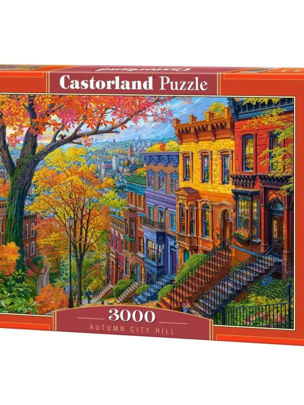 Produktas Castorland dėlionė Autumn City Hill 3000 det. Paveikslėlis