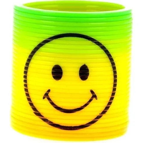 Produktas Spalvota antistresinė spyruoklė Smile 5 cm Paveikslėlis