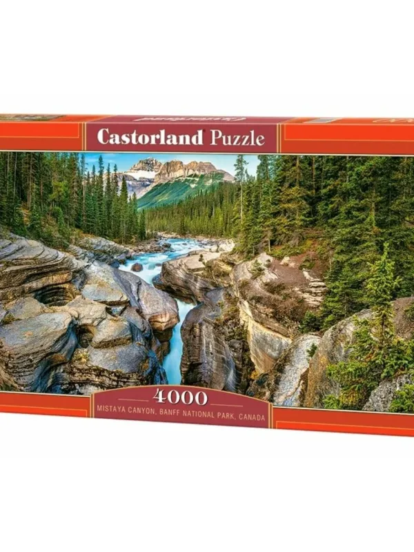 Produktas Castorland dėlionė Mistaya Canyon, Banff National Park, Canada 4000 det. Paveikslėlis