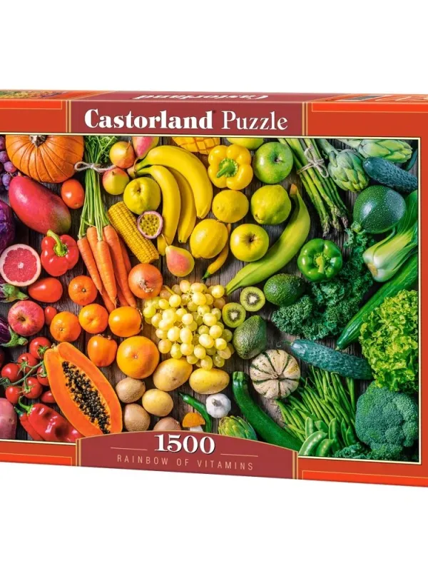 Produktas Castorland dėlionė Rainbow of Vitamins 1500 det. Paveikslėlis