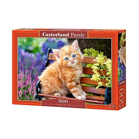 Produktas Castorland dėlionė Ginger Kitten  500 det. Paveikslėlis