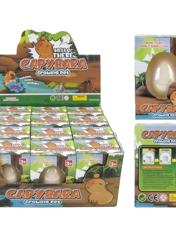 Produktas Kapibaros auginimo kiaušinis 6,5 cm Paveikslėlis