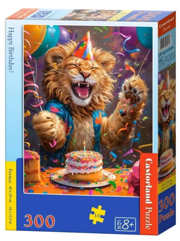 Produktas Castorland dėlionė Happy Birthday 300 det. Paveikslėlis