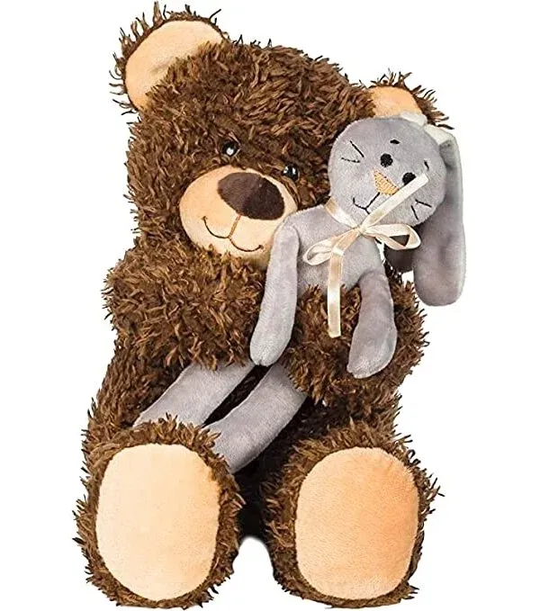 Produktas Fancy minkštas meškis su kiškiuku Čibo 27 cm Paveikslėlis