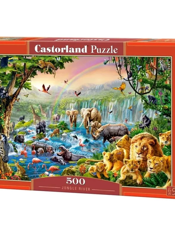 Produktas Castorland dėlionė Jungle River 500 det Paveikslėlis