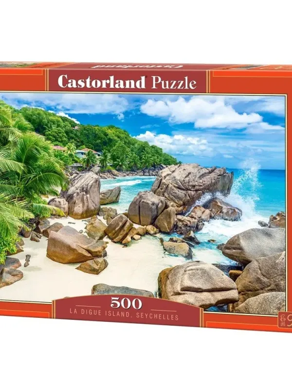Produktas Castorland dėlionė La Digue Island, Seychelles 500 det Paveikslėlis
