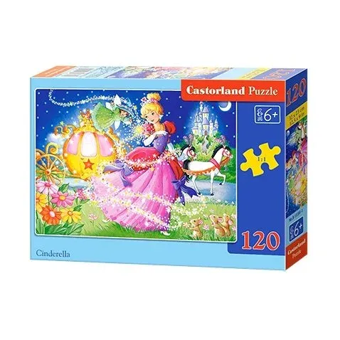 Produktas Castorland dėlionė Cinderella 120 det. Paveikslėlis