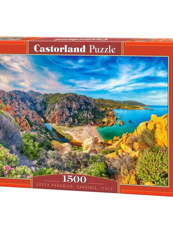 Produktas Castorland dėlionė Costa Paradiso, Sardinia, Italy 1500 det. Paveikslėlis