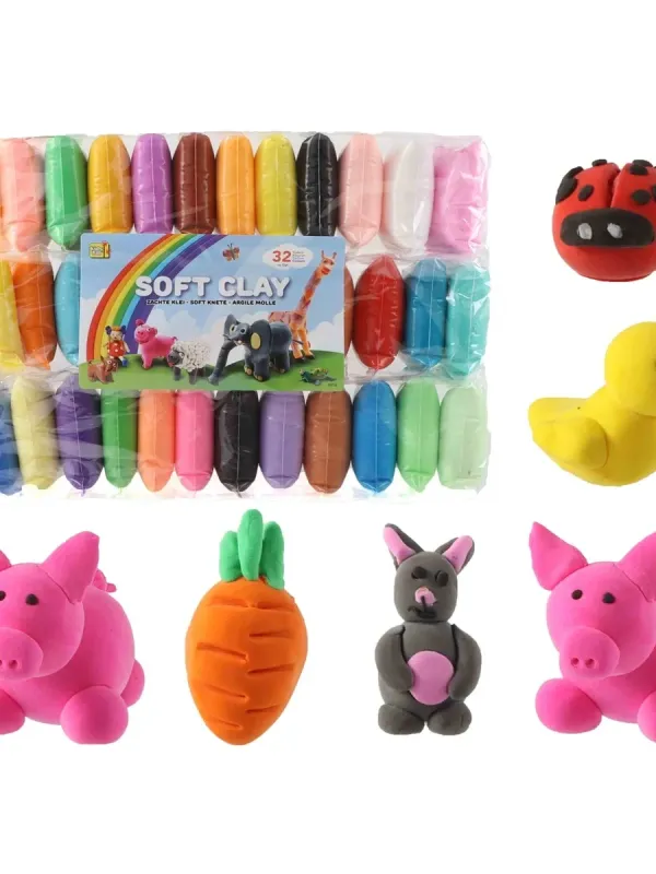 Produktas Lengvas spalvotas plastilinas 36 vnt Paveikslėlis