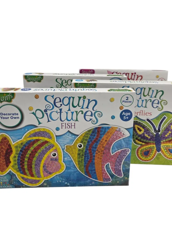 Produktas Sequins kūrybos rinkinys su blizgučiais Paveikslėlis